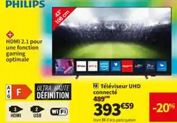 Conforama Téléviseur UHD connecté offre