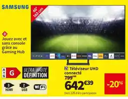 Conforama Téléviseur UHD connecté offre