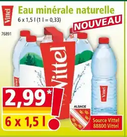 Norma Vittel Eau minérale naturelle offre