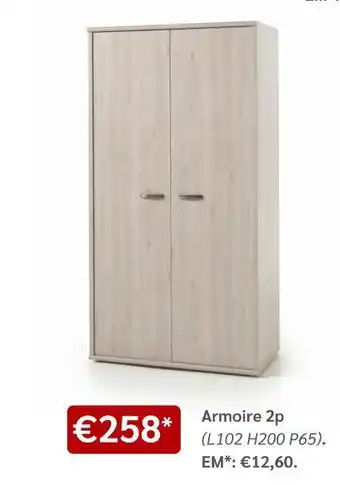 Meubles Crack Armoire 2p offre