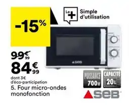 BUT Four micro-ondes monofonction offre