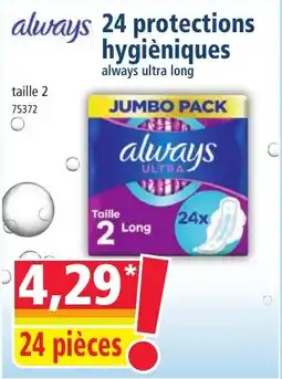 24 protections hygiĂšniques always ultra long
