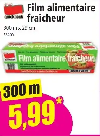 Norma Film alimentaire fraîcheur offre