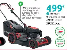 Mr Bricolage Tondeuse thermique tractée 202 cm³ Réf. 556731 offre