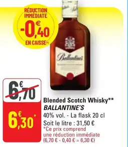 Blended Scotch Whisky** BALLANTINE'S