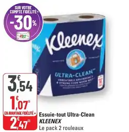 G20 Essuie-tout Ultra-Clean KLEENEX offre