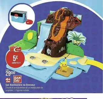 Géant Casino Sac Bandoulière Du Dresseur Bandai offre