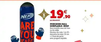 Hyper U Punching Ball Gonflable - Nerf offre