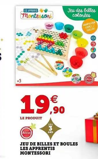 Jeu De Billes Et Boules Les Apprentis Montessori Aloya