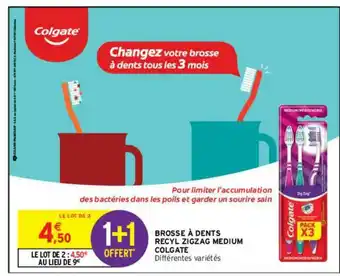 Brosse à Dents Recyl Zigzag Medium Colgate