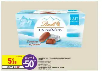 Intermarché Contact Ballotin Les Pyrénéens Chocolat Au Lait Lindt offre