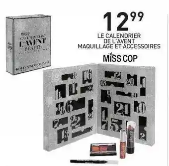 Stokomani Le Calendrier De L'avent Maquillage Et Accessoires Miss Cop offre