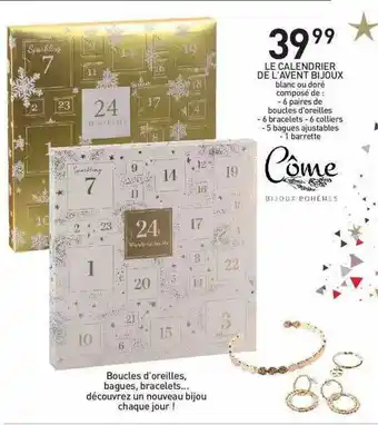 Le Calendrier De L'avent Bijoux