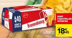 Carrefour Bière blonde KRONENBOURG offre