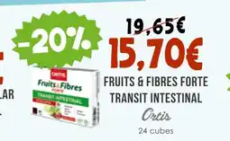 Naturalia Ortis FRUITS & FIBRES FORTE TRANSIT INTESTINAL offre