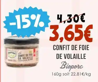 Naturalia Bioporc CONFIT DE FOIE DE VOLAILLE offre