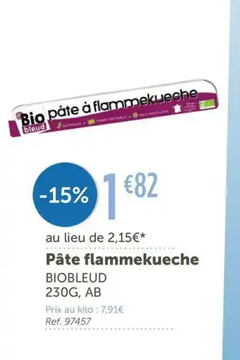 L'Eau Vive Biobleud pâte flammekueche offre
