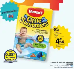 Carrefour Culottes de bain Little Swimmers HUGGIES offre