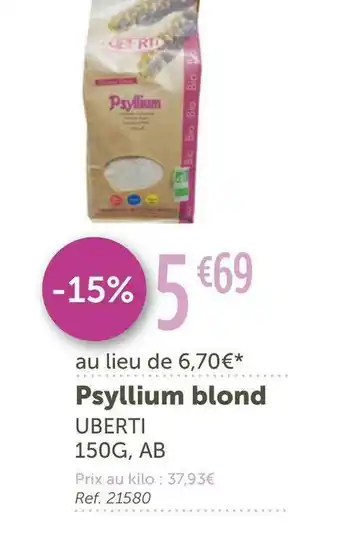 Uberti psyllium blond