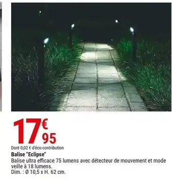 Gamm vert Balise "eclipse" offre