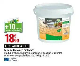 Gamm vert Protecta terre de diatomée offre