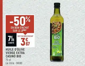 Petit Casino Casino huile d’olive vierge extra bio offre
