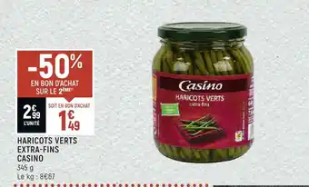 Casino haricots verts extra-fins