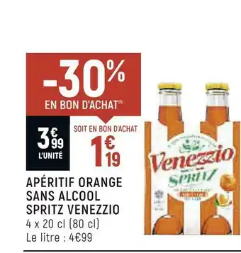 Venezzio apéritif orange sans alcool spritz