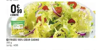 Petit Casino Casino frisée 100% cœur offre