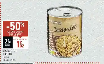 Spar Casino cassoulet offre