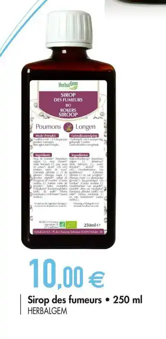 Herbalgem sirop des fumeurs
