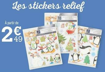 Les stickers relief