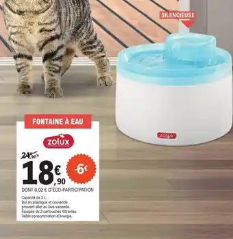 E.Leclerc Jardi FONTAINE À EAU offre