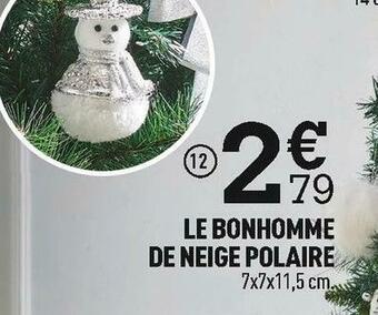 Le bonhomme de neige polaire