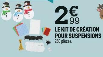 Centrakor Le kit de création pour suspensions offre