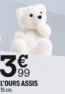 Centrakor L’ours assis offre