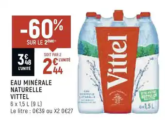 Vittel eau minérale naturelle