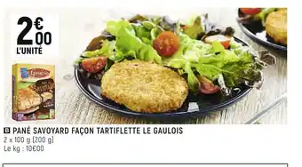 Le gaulois pané savoyard façon tartiflette