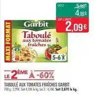 Match Garbit - taboulé aux tomates fraîches offre