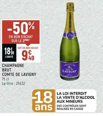 Comte de lavigny champagne brut