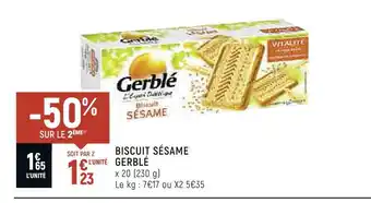 Gerblé biscuit sésame