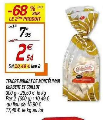Tendre Nougat De Montélimar Chabert Et Guillot