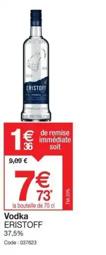 Promocash Vodka ERISTOFF offre