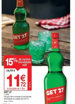 Promocash GET 27 offre