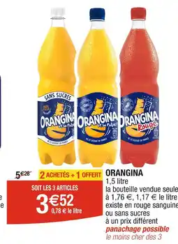Cora x Carrefour ORANGINA ORANGINA offre