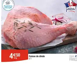 Cora x Carrefour Cuisse de dinde offre