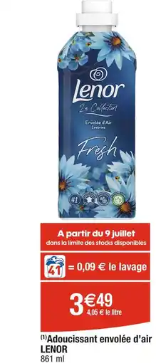 Cora x Carrefour Lenor Adoucissant envolée d'air offre