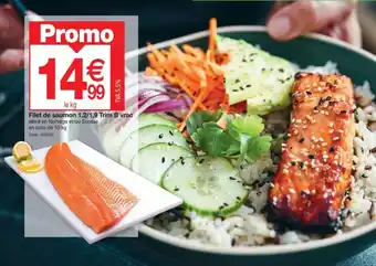 Promocash Filet de saumon 1,2/1,9 Trim B vrac offre