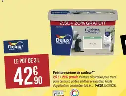 Bricorama Peinture crème de couleur** offre