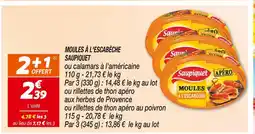 Netto SAUPIQUET MOULES À L'ESCABÈCHE offre